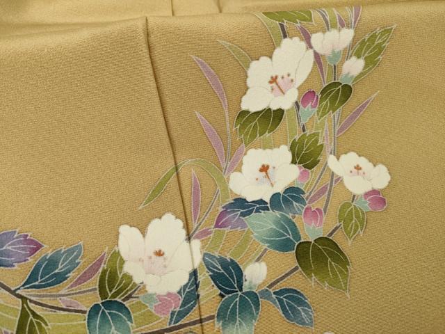 平和屋着物●訪問着 友禅 作家物 花丸文 正絹 逸品 AABI7084ck