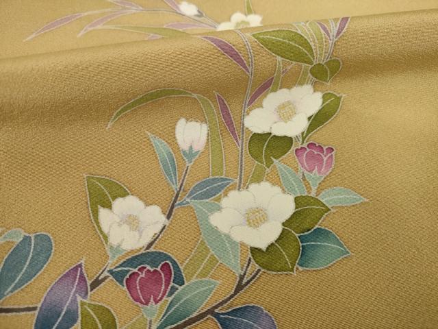 平和屋着物●訪問着 友禅 作家物 花丸文 正絹 逸品 AABI7084ck