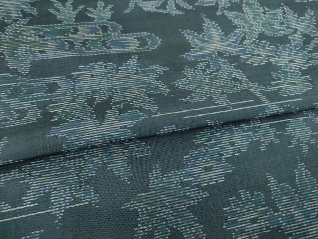 平和屋着物●本場大島紬 竜田川 正絹 逸品 AABI7089ck
