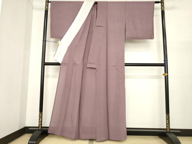 平和屋着物*夏物 色無地 絽 濃色 正絹 逸品 AABI7128ck