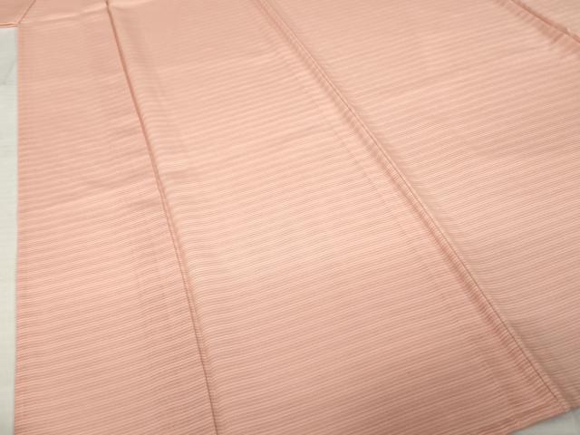 平和屋着物*夏物 色無地 変わり絽 宍色 正絹 逸品 AABI7133ck