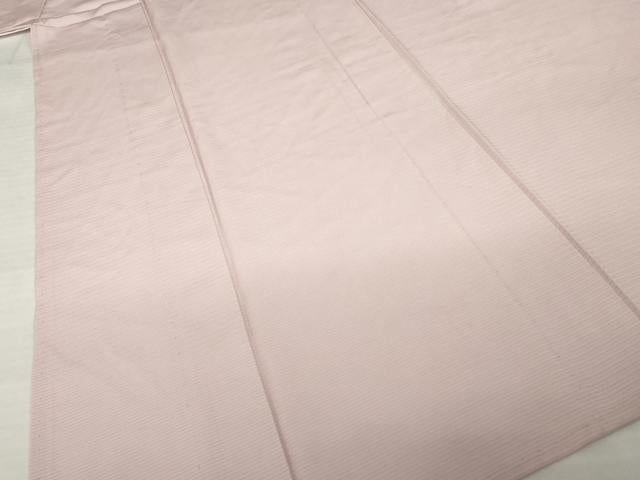 平和屋着物*夏物 色無地 絽 薄柿色 正絹 逸品 AABI7137ck