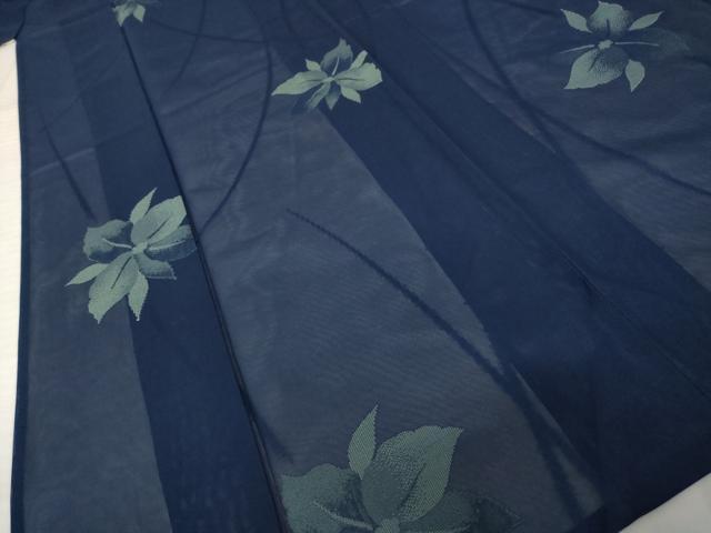 平和屋着物*夏物 小紋 紗 舞花文 正絹 逸品 AABI7147ck