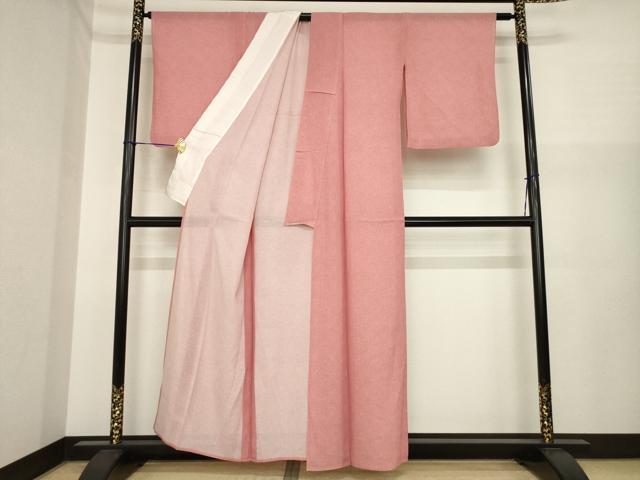 平和屋着物*夏物 江戸小紋 絽 鮫小紋柄 正絹 逸品 AABI7151ck