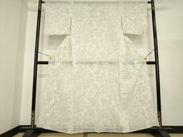 平和屋着物*夏物 小紋 更紗花蔦草文 AABI7155ck
