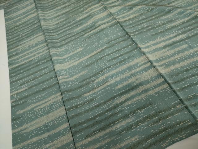 平和屋着物▽上質な小紋 単衣 霞文 正絹 逸品 AABI7163cs