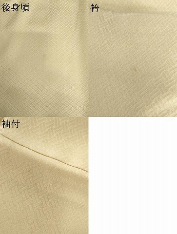 平和屋着物▽訪問着 単衣 手描き 草花文 正絹 逸品 AABI7207cs