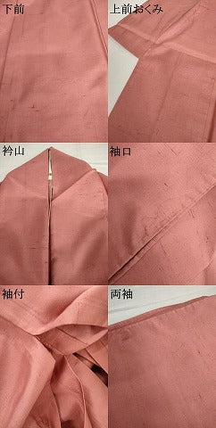 平和屋着物▽白山紬 訪問着 単衣 草花文 正絹 逸品 AABI7230cs
