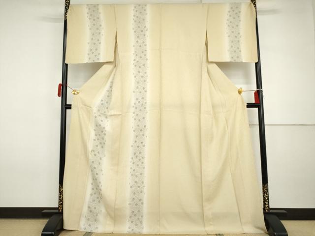 平和屋着物▽訪問着 単衣 刺繍 舞花間道 暈し染め 金糸 銀彩 正絹 逸品 AABI7242cs
