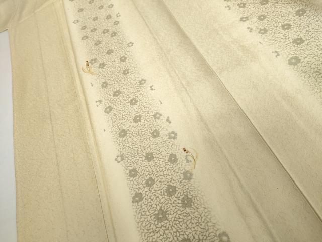 平和屋着物▽訪問着 単衣 刺繍 舞花間道 暈し染め 金糸 銀彩 正絹 逸品 AABI7242cs