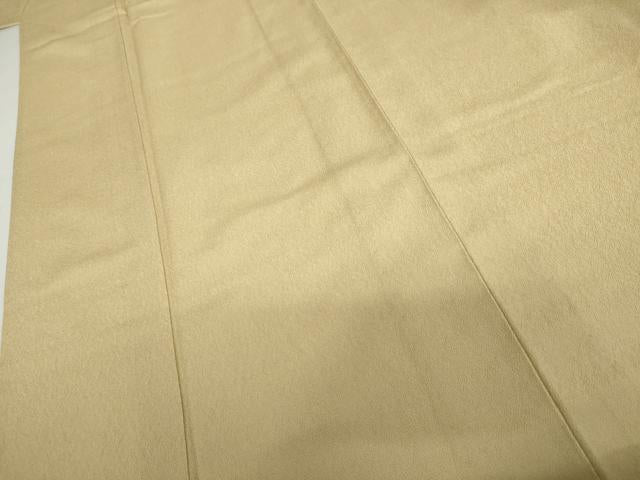 平和屋着物▽上質な色無地 単衣 蒸栗色 正絹 逸品 AABI7250cs
