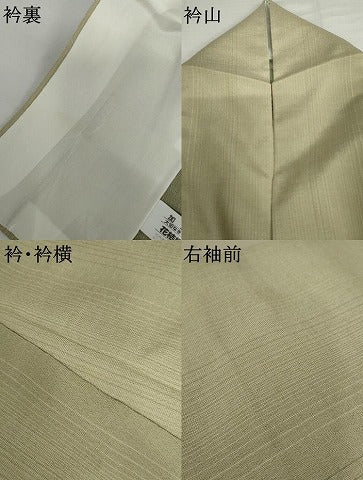 平和屋着物▽本塩沢 単衣 霞間道 正絹 逸品 AABI7261cs