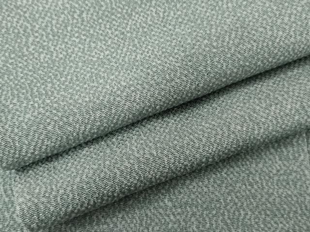 平和屋着物▽上質な色無地 単衣 水浅葱色 鬼しぼ縮緬 正絹 逸品 AABI7267cs