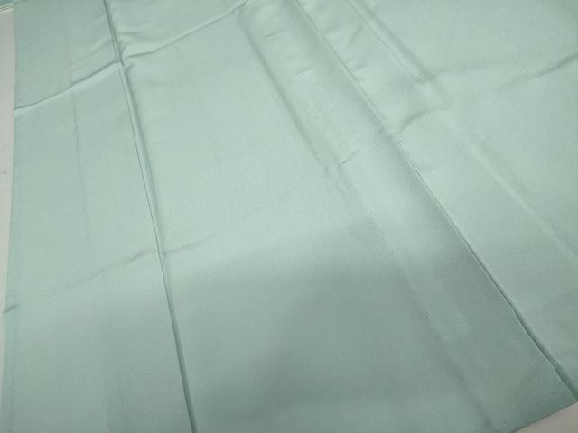平和屋着物▽上質な色無地 単衣 白藍色 正絹 逸品 AABI7306cs