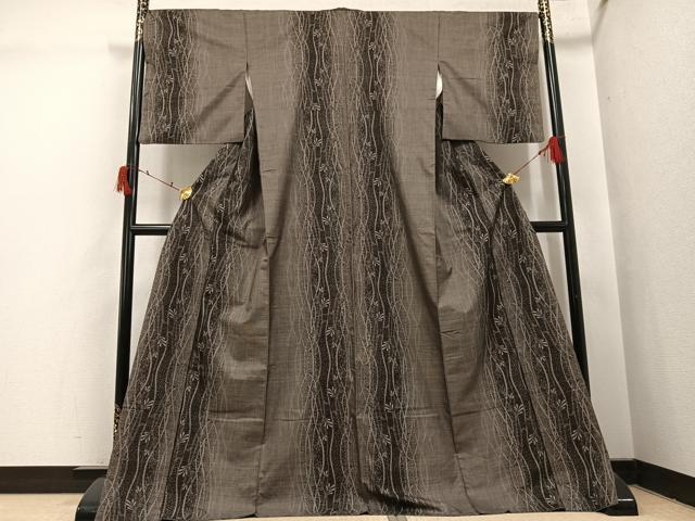 平和屋着物●本場大島紬 カタス9マルキ 花間道 ますいわ屋扱い ロング丈 正絹 逸品 AABI7321ph