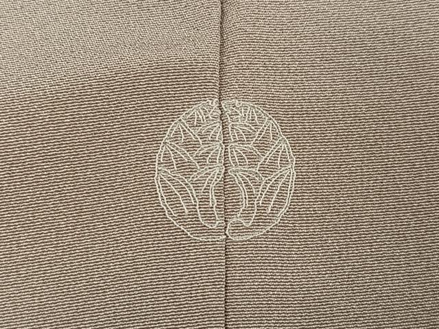 平和屋着物●訪問着 刺繍 籬草花文 正絹 逸品 AABI7330ph
