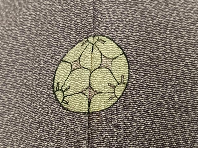 平和屋着物●江戸小紋 吉祥文 正絹 逸品 AABI7332ph