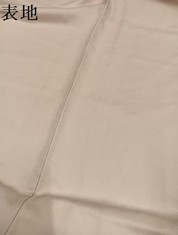 平和屋着物●上質な色無地 作家物 薄香色 正絹 逸品 AABI7348ph