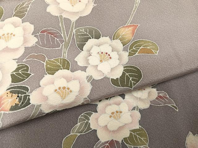 平和屋着物●訪問着 友禅 作家物 枝花文 暈し染め 正絹 逸品 AABI7390ph