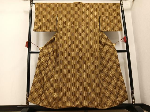平和屋着物●本場琉球絣 銀座越後屋扱い 正絹 逸品 AABI7414ph