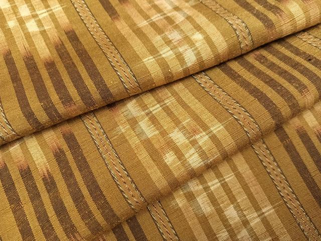 平和屋着物●本場琉球絣 銀座越後屋扱い 正絹 逸品 AABI7414ph