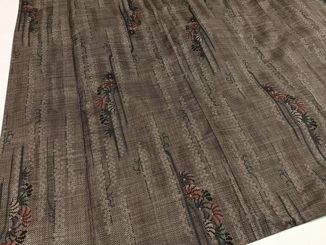 平和屋着物●本場大島紬 一元7マルキ 花間道 正絹 逸品 AABI7457ph