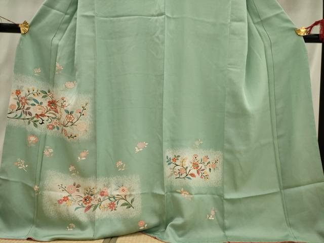平和屋着物■訪問着 枝花文 金彩 正絹 逸品 AABI7483br