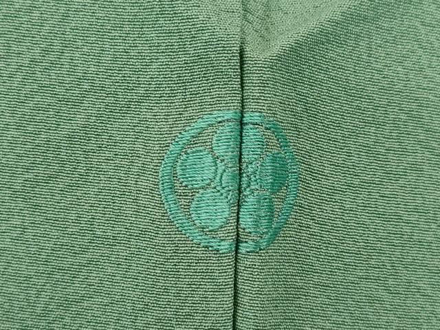 平和屋着物●上質な色無地 作家物 山鳩色 正絹 逸品 AABI7559ck