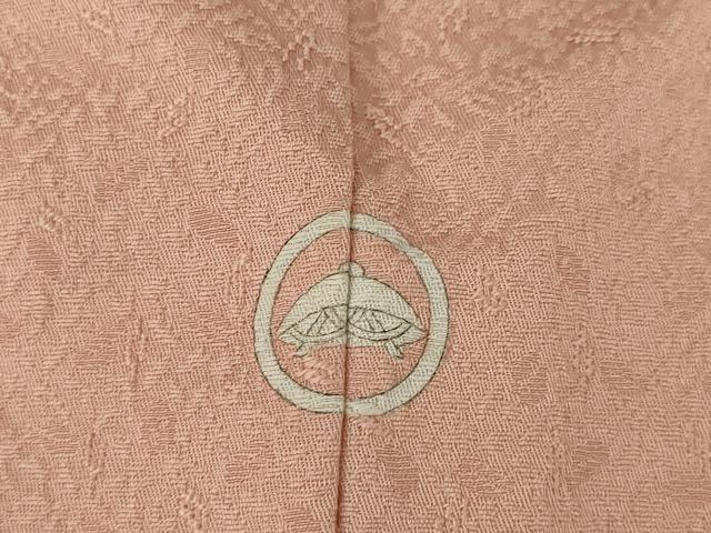 平和屋着物●上質な色無地 宍色 正絹 逸品 未使用 AABI7587ck