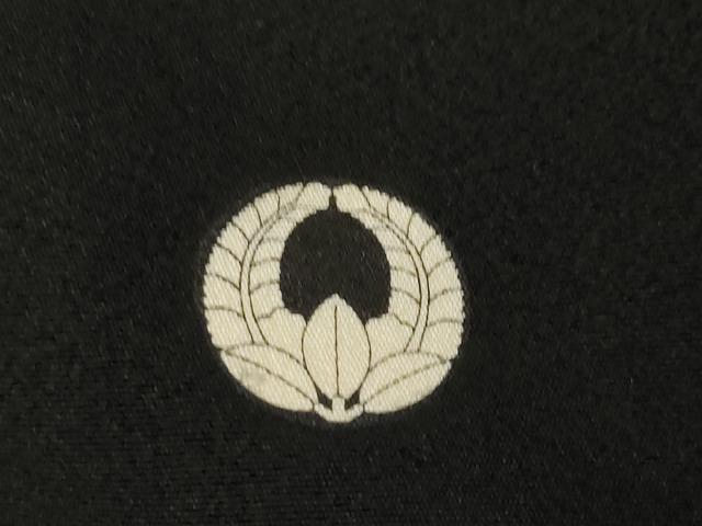 平和屋着物●本加賀友禅作家 染元千紅代表 寺西一紘 黒留袖 短冊花篭文 正絹 逸品 AABI7588ck