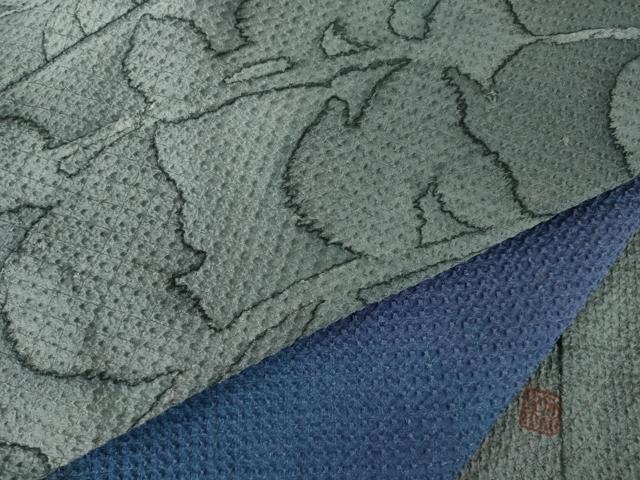 平和屋着物●絞り染色作家 藤井浩 訪問着 絞り 蔦草文 正絹 逸品 AABI7594ck