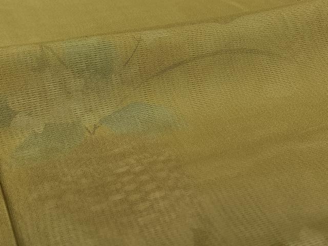 平和屋着物▽訪問着 無双 紗袷 紗×絽 飾花文 正絹 逸品 AABI7655jh