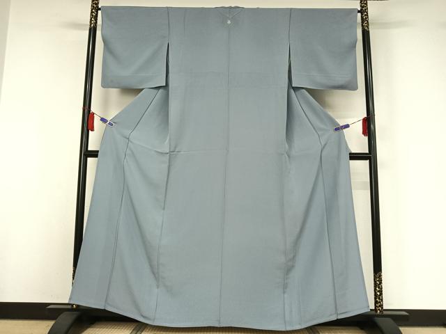 平和屋着物▽上質な色無地 単衣 淡藤色 正絹 逸品 AABI7683jh
