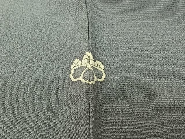 平和屋着物▽豪華色留袖 単衣 手描き 刺繍 流水草葉文 魚 暈し染め 正絹 逸品 AABI7708jh