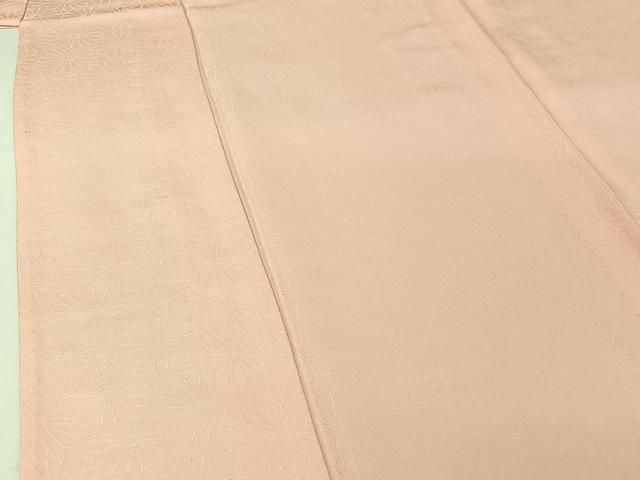 平和屋着物▽上質な色無地 単衣 花尽くし地紋 虹色 正絹 逸品 AABI7715jh