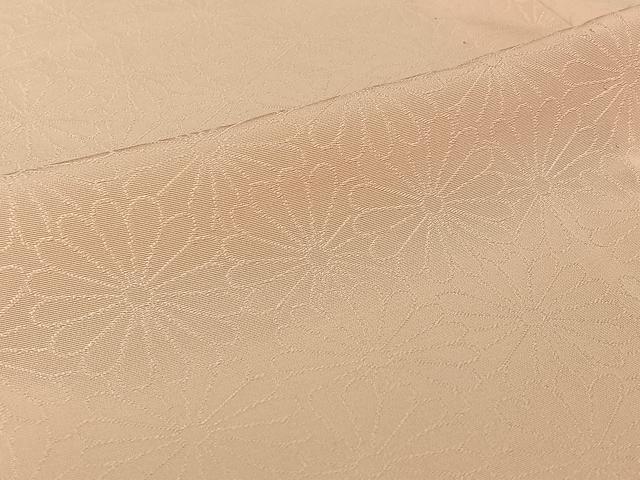 平和屋着物▽上質な色無地 単衣 花尽くし地紋 虹色 正絹 逸品 AABI7715jh