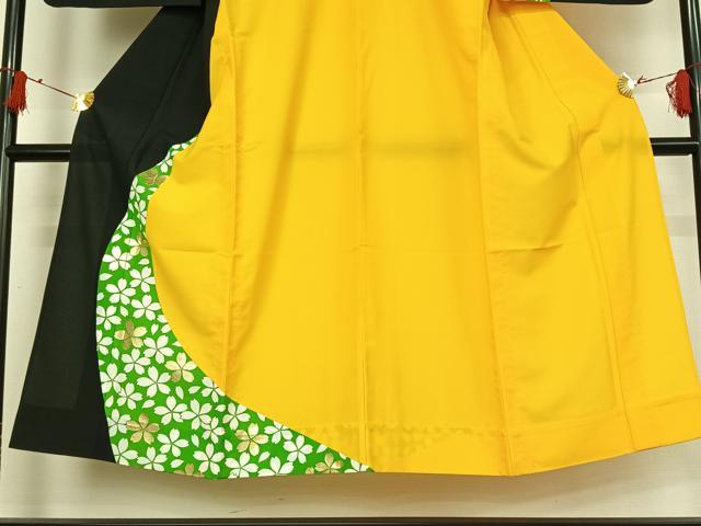 平和屋着物▽訪問着 単衣 舞桜文 金彩 洗える着物 AABI7731jh