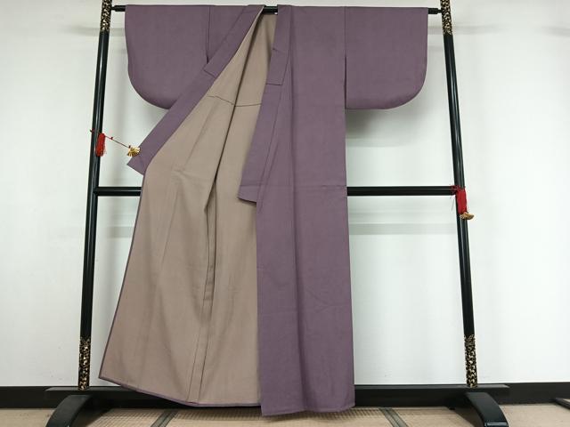 平和屋着物▽江戸小紋 単衣 鮫小紋柄 正絹 逸品 AABI7744jh