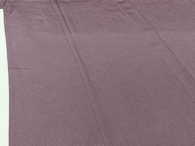 平和屋着物▽江戸小紋 単衣 鮫小紋柄 正絹 逸品 AABI7744jh