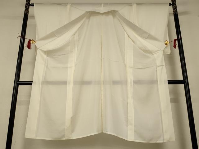平和屋着物*夏物 長襦袢 絽 鳥の子色 正絹 逸品 AABI7791jd