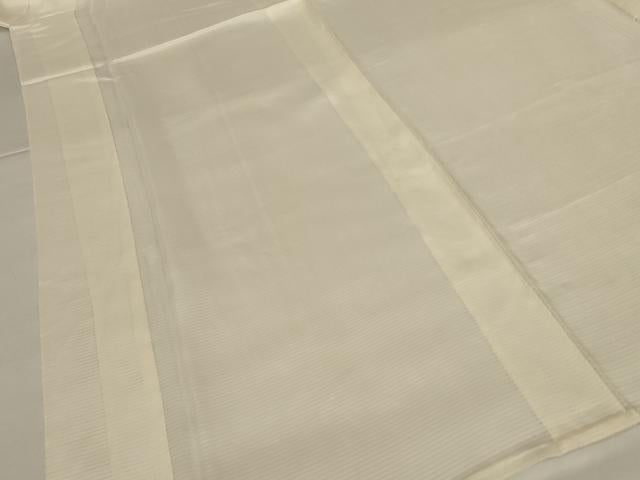 平和屋着物*夏物 長襦袢 絽 鳥の子色 正絹 逸品 AABI7791jd