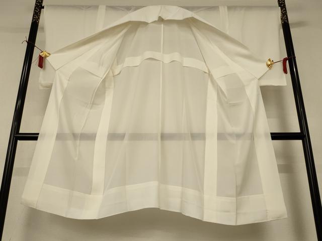 平和屋着物*夏物 長襦袢 絽 鳥の子色 正絹 逸品 AABI7794jd