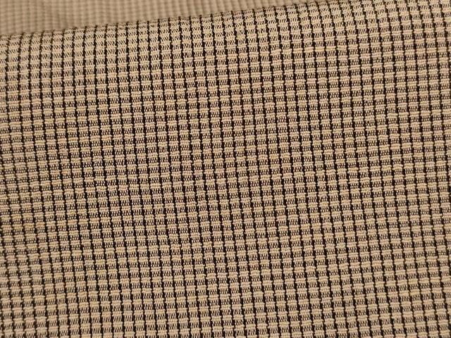 平和屋着物*夏物 小紋 紗 間道 正絹 逸品 AABI7804jd