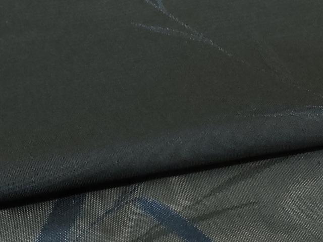 平和屋着物*夏物 小紋 紗 枝葉文 正絹 逸品 AABI7813jd