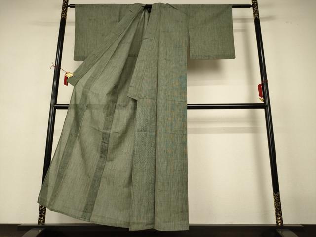平和屋着物*夏物 小紋 勝虫紋紗 AABI7822jd