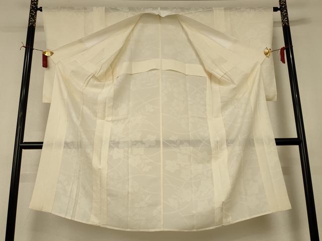 平和屋着物*夏物 長襦袢 絽 芝花文 正絹 逸品 AABI7841jd