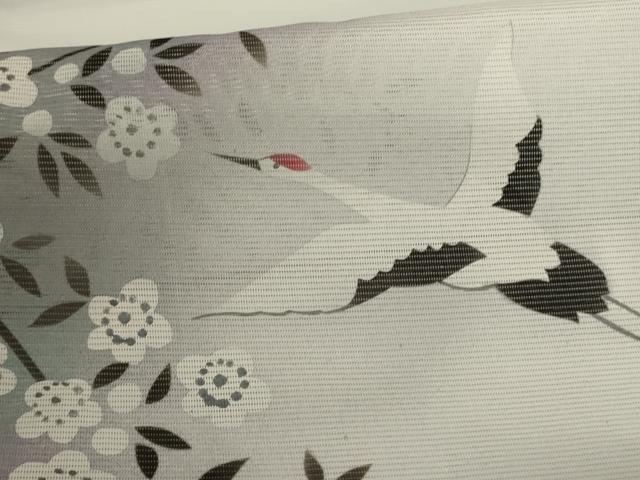 平和屋着物*夏物 訪問着 絽 花鳥文 暈し染め 洗える着物 AABI7851jd