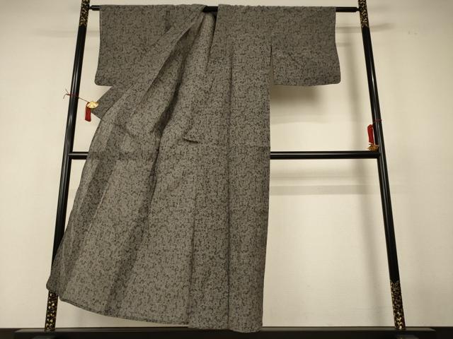 平和屋着物*夏物 小千谷ちぢみ 唐草文 麻 逸品 AABI7859jd