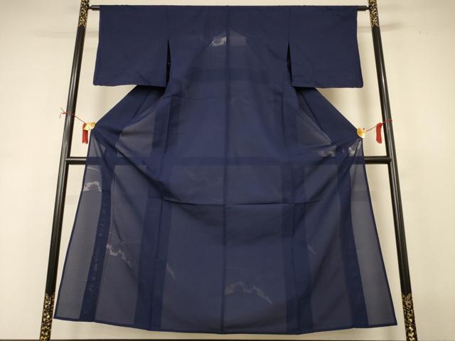 平和屋着物*夏物 色無地 雪芝花文紗 正絹 逸品 AABI7898jd