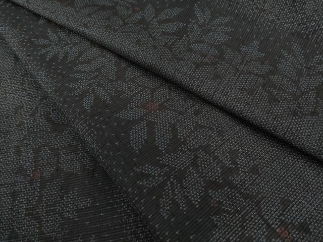 平和屋着物●塩沢紬 花間道 正絹 逸品 AABI7940ck